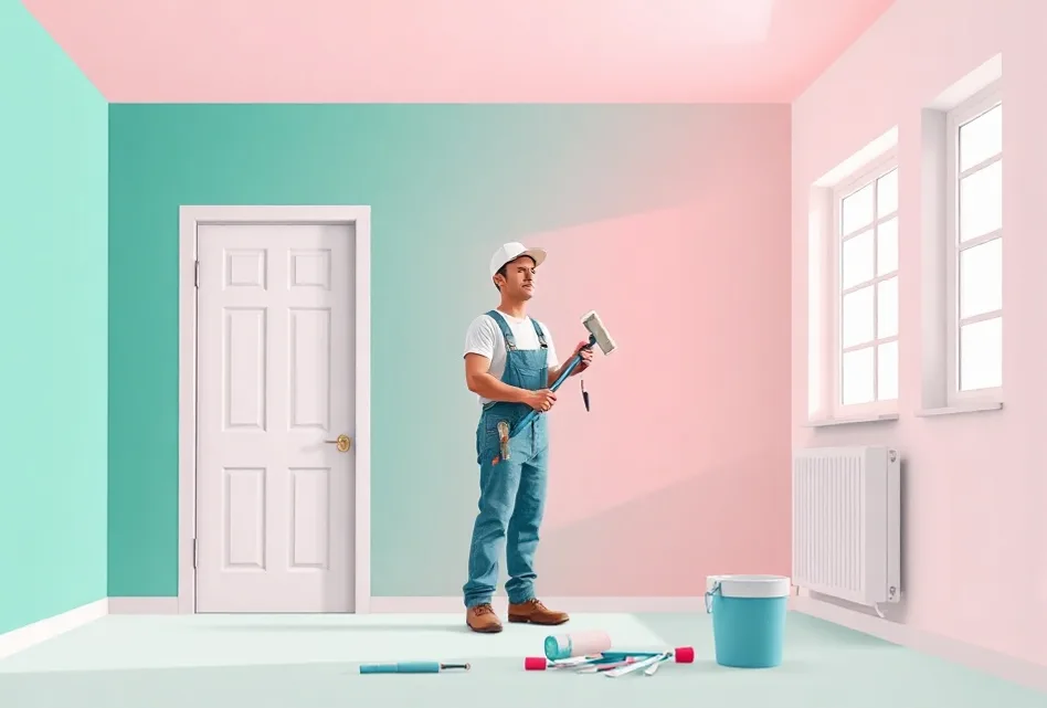 Intérieur rénové après travaux de peinture au Perreux-sur-Marne